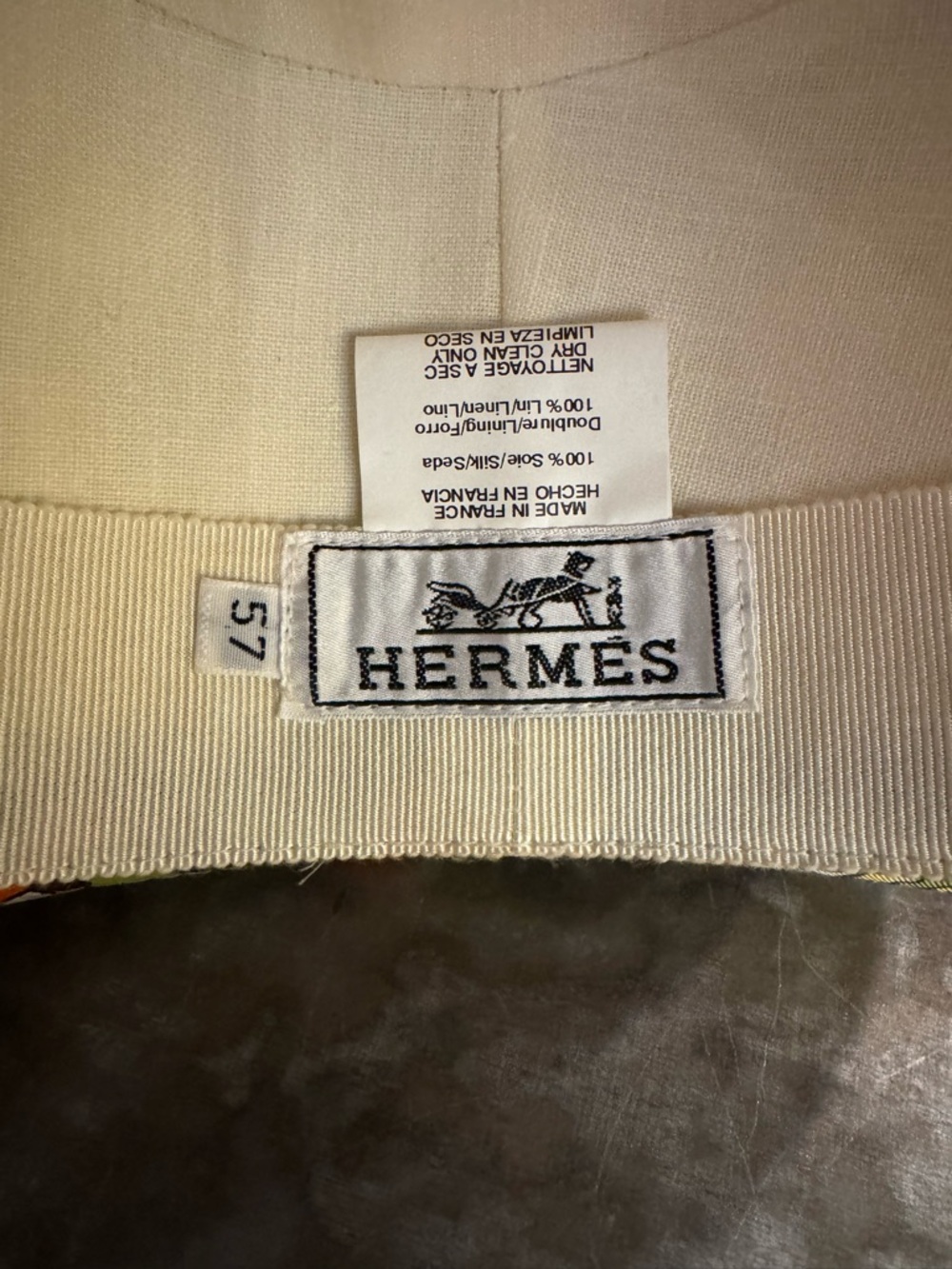 HERMES Silk Fedora Hat - Multicolor - Picture 6 of 6